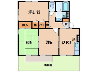 吉浜駅 徒歩21分 1階の物件間取画像